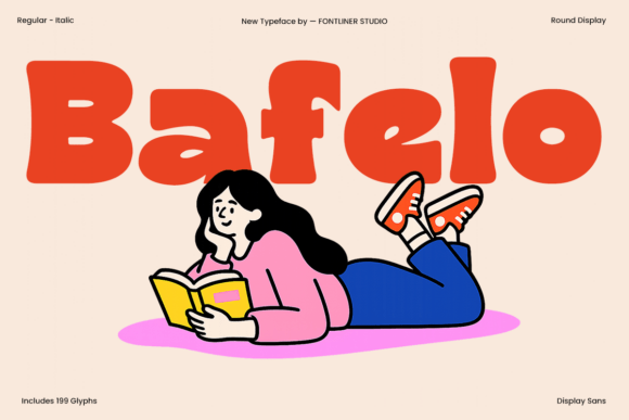 Bafelo: The Bold Display Font for Playful Campaigns