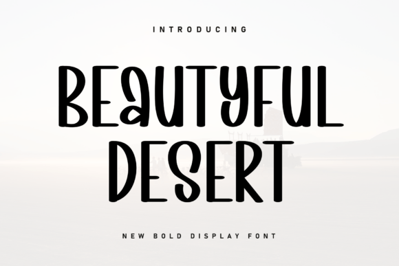Beautyful Desert Font for Handmade Labels and Branding