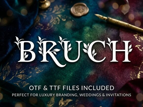 Bruch: A Display Serif Font for Editorial Design