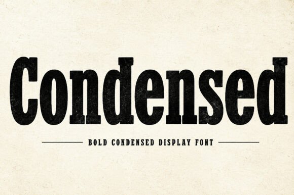 Condensed Typeface for Bold Brand Impact