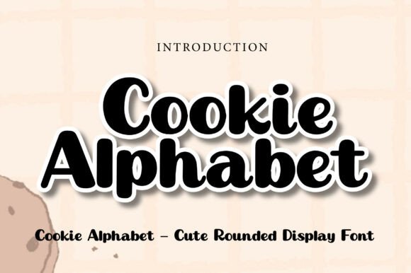 Cookie Alphabet Typeface for Sweet Branding