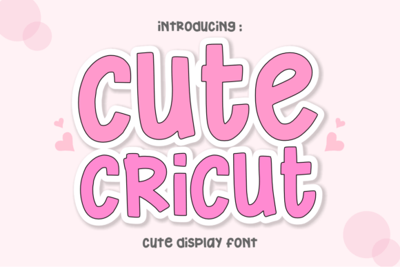 Cute Cricut Typeface for Playful Web Design