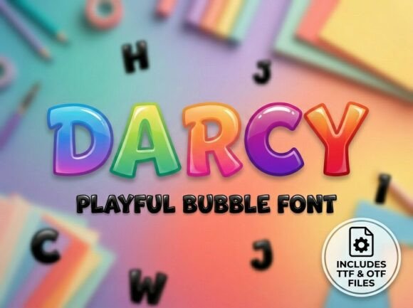 Darcy: The Ultimate Display Font for Fun
