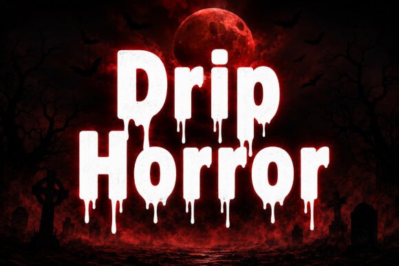 Drip Horror Font for Bold Brand Identity