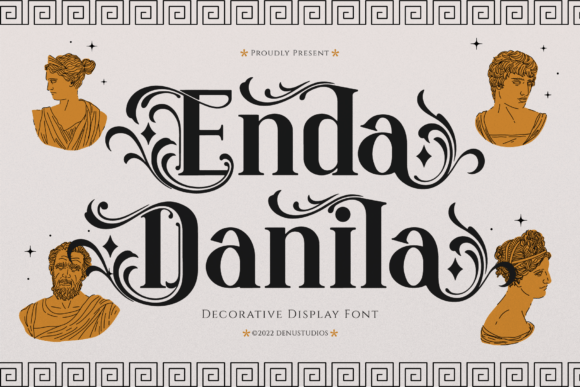 Enda Danila: A Majestic Display Font for Makers