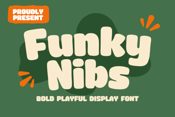 Funky Nibs: A Bold Display Font for Web Design