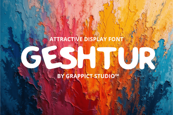 Geshtur: A Hand-Drawn Display Font for Makers