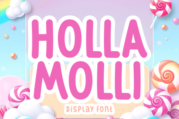 Holla Molli: A Playful Display Font for Editorial Design
