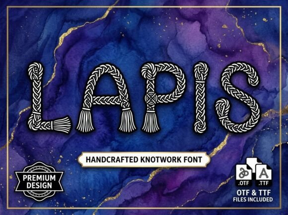Lapis Display Font for Brand Identity