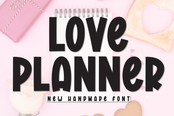 Love Planner: A Charming Handcrafted Display Font