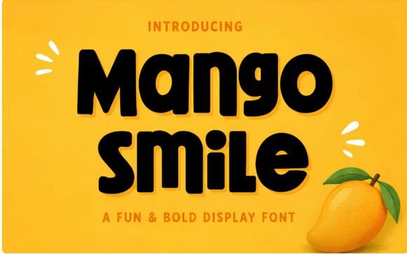 Mango Smile: The Playful Display Font for Makers