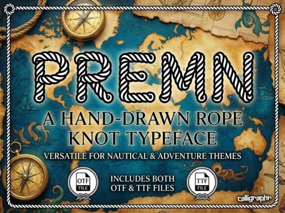 Premn: A Rugged Display Typeface for Web Design