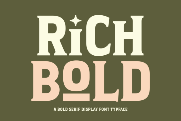 Rich Bold Typeface for Strong Brand Identity