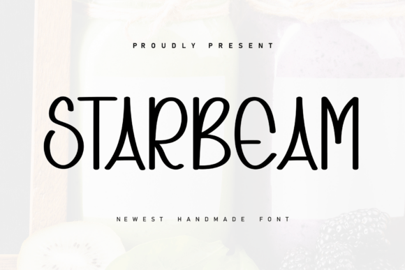 Starbeam: A Handwritten Display Font for Modern Editorial Design