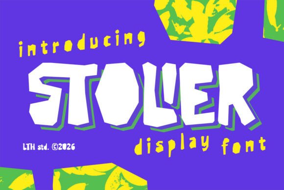 Stolier: A Bold Display Typeface for Makers