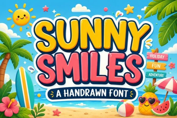 Sunny Smiles Font: A Cheerful Display Typeface Review