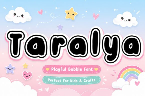 Taralya Font: A Playful Display Typeface for Web Design