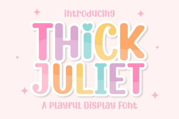 Thick Juliet Font for Romantic Branding