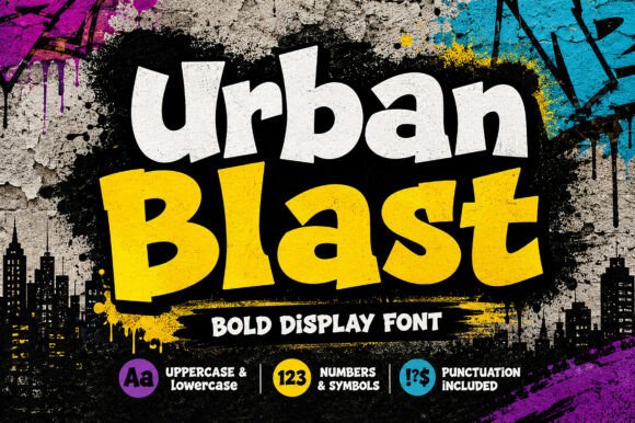 Urban Blast Font: Bold Style for Makers