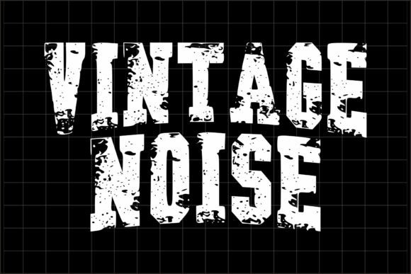 Vintage Noise Font for Bold Maker Branding