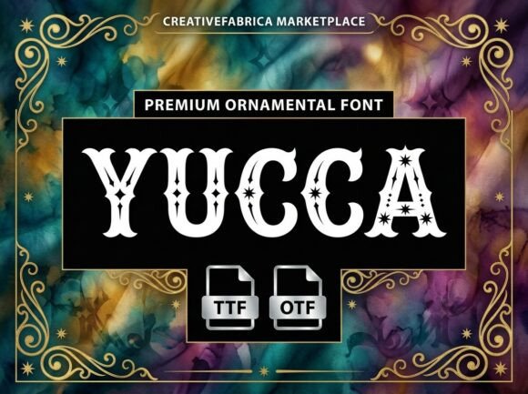 Yucca: A Premium Display Font for Editorial Design